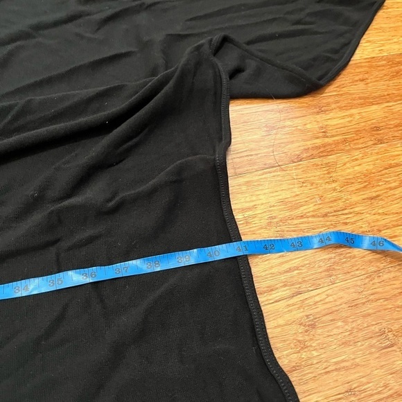 NWT Three Dots Black Wrap Shawl Sweater. Women's One Size. Large, Extra Large. - Picture 14 of 14